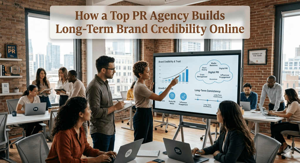 How PR Firms Build Long-Term Brand Credibility Online